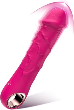 USB rechargeable, G Spot Realistic Dildos Vibrators, High-Frequency Clitoral Vibrator with 10 Vibration Modes, Clitoralis Stimulator for Women, Powerful Wand Vibrating Adult Sex Toys Pleasure