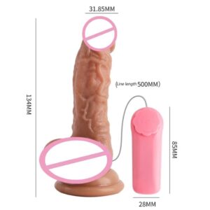 7 inches vibrating Dildo with Suction cup